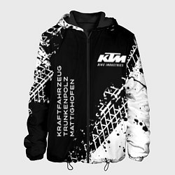 Мужская куртка KTM - следы от шин
