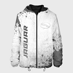 Куртка с капюшоном мужская Jaguar - white gradient вертикально, цвет: 3D-черный