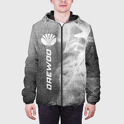 Куртка с капюшоном мужская Daewoo - grey gradient по-вертикали, цвет: 3D-черный — фото 2