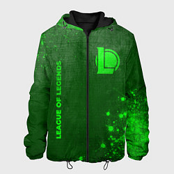 Мужская куртка League of Legends - green gradient вертикально
