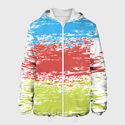 Куртка с капюшоном мужская Взмах кистью, цвет: 3D-белый