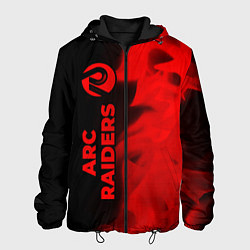 Куртка с капюшоном мужская ARC Raiders - red gradient по-вертикали, цвет: 3D-черный