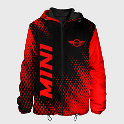 Мужская куртка Mini - red gradient вертикально
