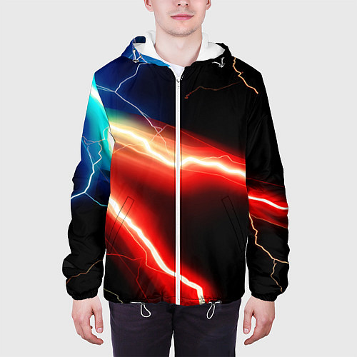 Мужская куртка Lightning light / 3D-Белый – фото 3