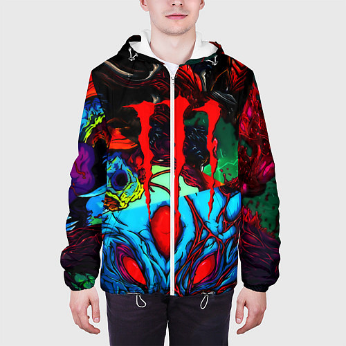 Мужская куртка Monster energy hyperbeast / 3D-Белый – фото 3