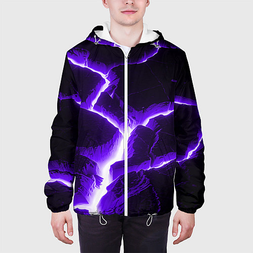 Мужская куртка The rift / 3D-Белый – фото 3