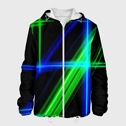 Мужская куртка Color blue black green