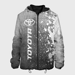 Куртка с капюшоном мужская Toyota - grey gradient по-вертикали, цвет: 3D-черный