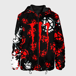 Куртка с капюшоном мужская Monster energy anarhy, цвет: 3D-черный