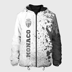 Куртка с капюшоном мужская Monaco - white gradient по-вертикали, цвет: 3D-черный