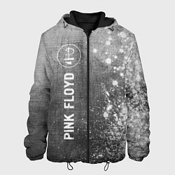 Куртка с капюшоном мужская Pink Floyd - grey gradient по-вертикали, цвет: 3D-черный