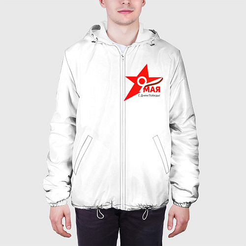 Мужская куртка Праздник-9 мая / 3D-Белый – фото 3