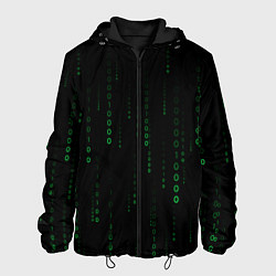 Мужская куртка Color black green