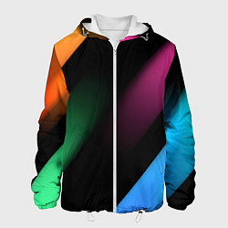 Куртка с капюшоном мужская Multicoloured, цвет: 3D-белый
