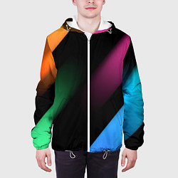 Куртка с капюшоном мужская Multicoloured, цвет: 3D-белый — фото 2