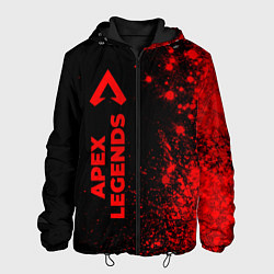 Куртка с капюшоном мужская Apex Legends - red gradient по-вертикали, цвет: 3D-черный