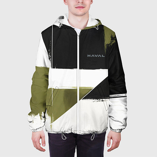 Мужская куртка Haval логотип / 3D-Белый – фото 3