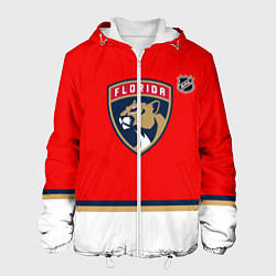 Куртка с капюшоном мужская Флорида Пантерз хоккей, цвет: 3D-белый