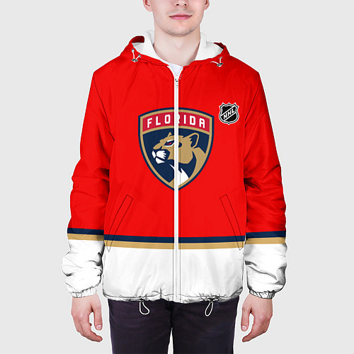 Мужская куртка Флорида Пантерз хоккей / 3D-Белый – фото 3