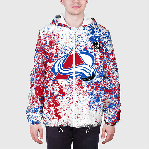 Мужская куртка Colorado Avalanche NHL white / 3D-Белый – фото 3