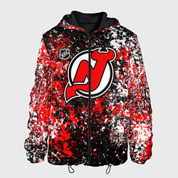 Куртка с капюшоном мужская New Jersey Devils NHL black, цвет: 3D-черный