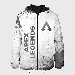 Куртка с капюшоном мужская Apex Legends - white gradient вертикально, цвет: 3D-черный