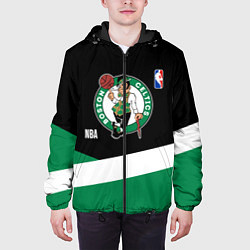 Куртка с капюшоном мужская Бостон Селтикс НБА, цвет: 3D-черный — фото 2