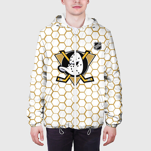 Мужская куртка Анахайм Дакс - белые соты / 3D-Белый – фото 3