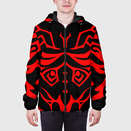 Мужская куртка Тату ситха / 3D-Черный – фото 3