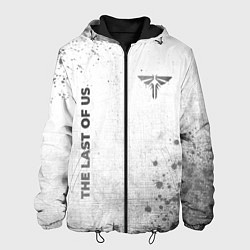 Куртка с капюшоном мужская The Last Of Us - white gradient вертикально, цвет: 3D-черный
