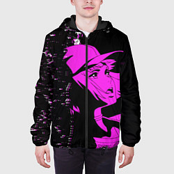 Куртка с капюшоном мужская Лазарь: Элейна, цвет: 3D-черный — фото 2