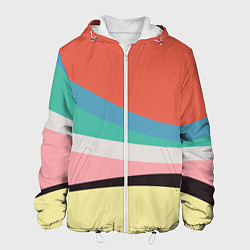 Куртка с капюшоном мужская Спектр июнь, цвет: 3D-белый