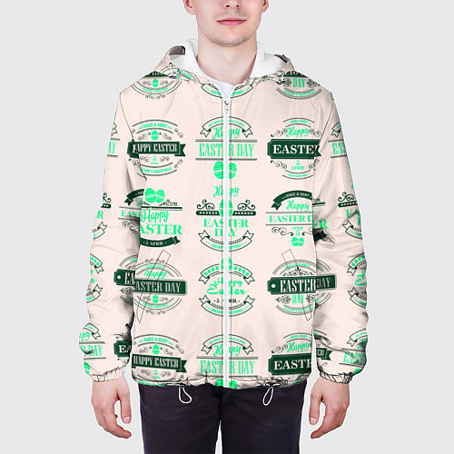 Мужская куртка Easter turquoise / 3D-Белый – фото 3