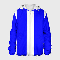 Мужская куртка Color white blue line