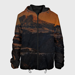 Куртка с капюшоном мужская Эльбрус, цвет: 3D-черный