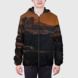 Куртка с капюшоном мужская Эльбрус, цвет: 3D-черный — фото 2