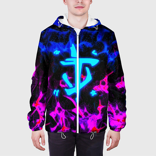 Мужская куртка Doom неоновый дым / 3D-Белый – фото 3