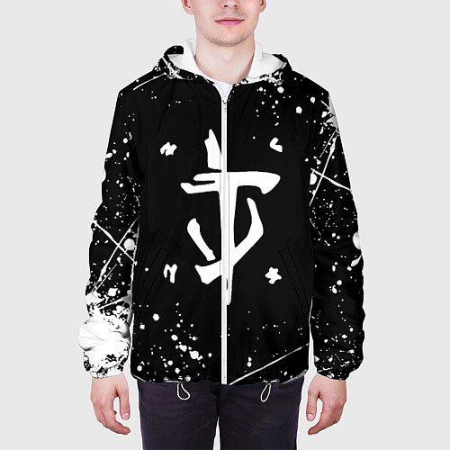 Мужская куртка Doom краски белые / 3D-Белый – фото 3