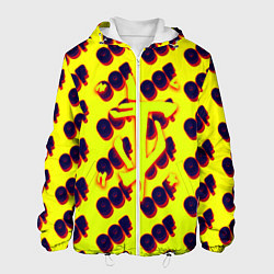 Куртка с капюшоном мужская Doom off, цвет: 3D-белый