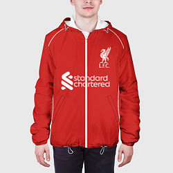 Куртка с капюшоном мужская Ливепрпуль домашняя форма 2025 2026, цвет: 3D-белый — фото 2