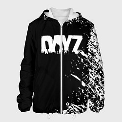 Куртка с капюшоном мужская Dayz брызги красок, цвет: 3D-белый