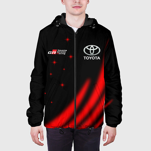 Мужская куртка Toyota GR Gazoo Racing / 3D-Черный – фото 3