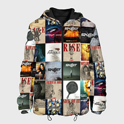 Куртка с капюшоном мужская Skillet - обложки альбомов и песен, цвет: 3D-черный