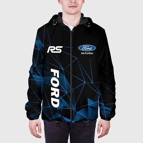 Мужская куртка Ford RS / 3D-Черный – фото 3