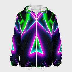 Куртка с капюшоном мужская Multicolored colorful color, цвет: 3D-белый