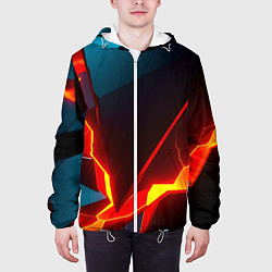 Куртка с капюшоном мужская Rift, цвет: 3D-белый — фото 2