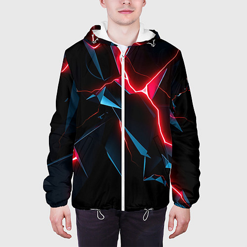 Мужская куртка Neon multicolored / 3D-Белый – фото 3