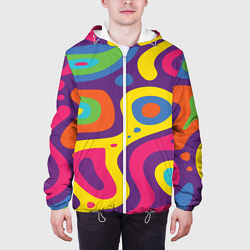 Мужская куртка Abstract tac / 3D-Белый – фото 3