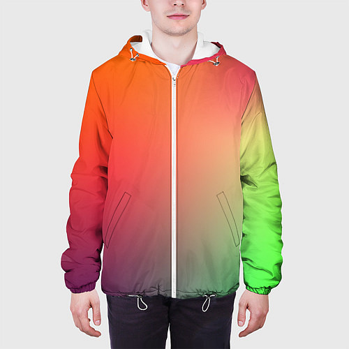 Мужская куртка Color multicolored / 3D-Белый – фото 3