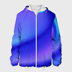 Куртка с капюшоном мужская The color is multicolored, цвет: 3D-белый